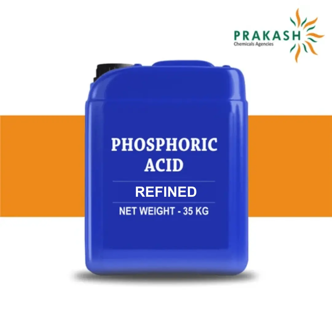 Prakash chemicals agencies Gujarat GACL Refined Phosphoric Acid, C3H5NO, 25Kg bag 3-in-1 composite bag with PE liner