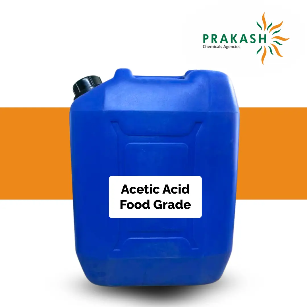 Prakash chemicals agencies Gujarat GNFC Acetic Acid,CH3COOH, Stainless Steel Tanker or 30 kgs HDPE Carboys, brand offered - GNFC