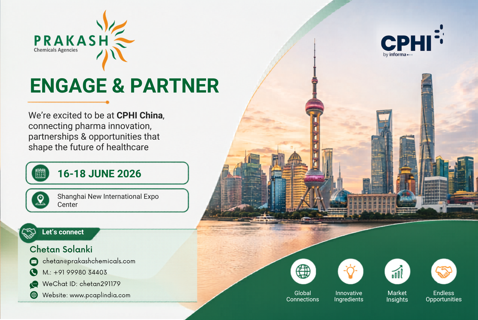 CPHI China 2026 | Shanghai, China